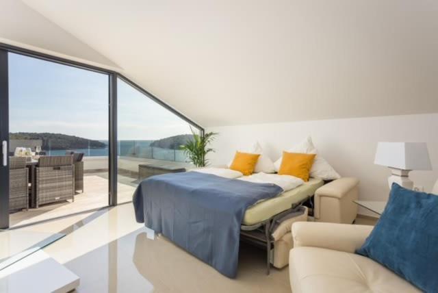 Luxury Apartment Anto With Sea View And Balcony Баньоле Екстер'єр фото